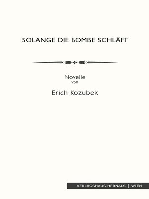 cover image of Solange die Bombe schläft